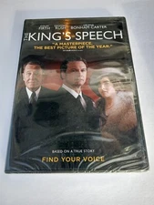 The King's Speech DVD 2010 Anchor Bay New Sealed Colin Firth Geoffrey Rush 