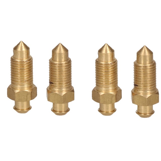 Brass Brake Caliper Bleeding Bleed Nipple Screw Bleedscrew 3/8 x 24 UNF 4 Pack eBay