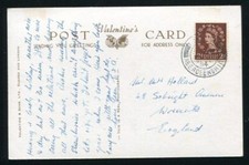 QUEEN ELIZABETH 2ND BALMORAL CASTLE 1954 POSTCARD