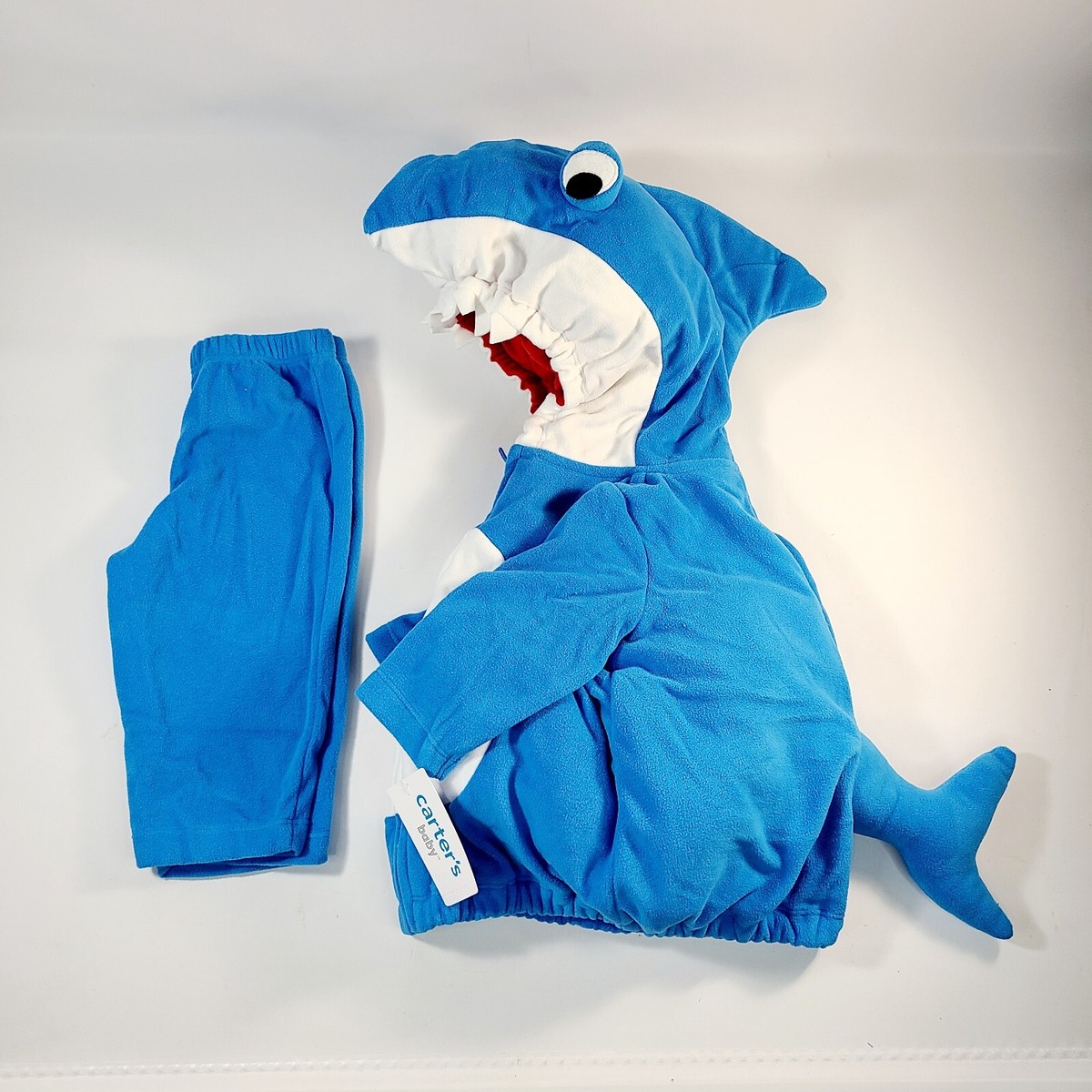 Carter s Blue Shark 2 Piece Outfit Halloween Costume Infant Toddler NWT eBay