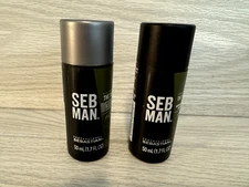 Sebastian Seb Man TRAVEL SIZE Shampoo Multi-Tasker & Conditioner Smoother 1.7oz