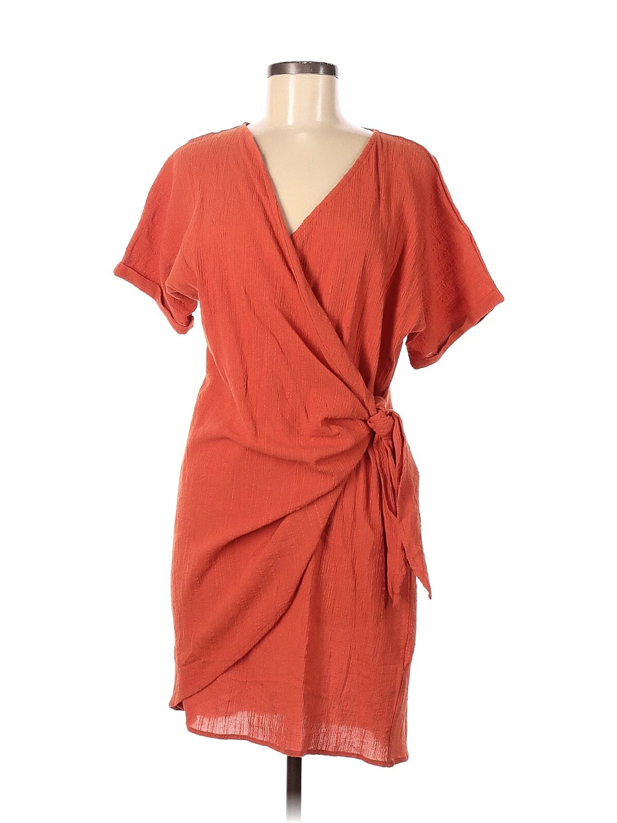 VETEMENTS Nuovo! Abito avvolgente arancione ruggine taglia M