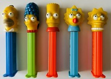 THE SIMPSONS - Pez Dispensers - HOMER-MARGE-BART-LISA-MAGGIE