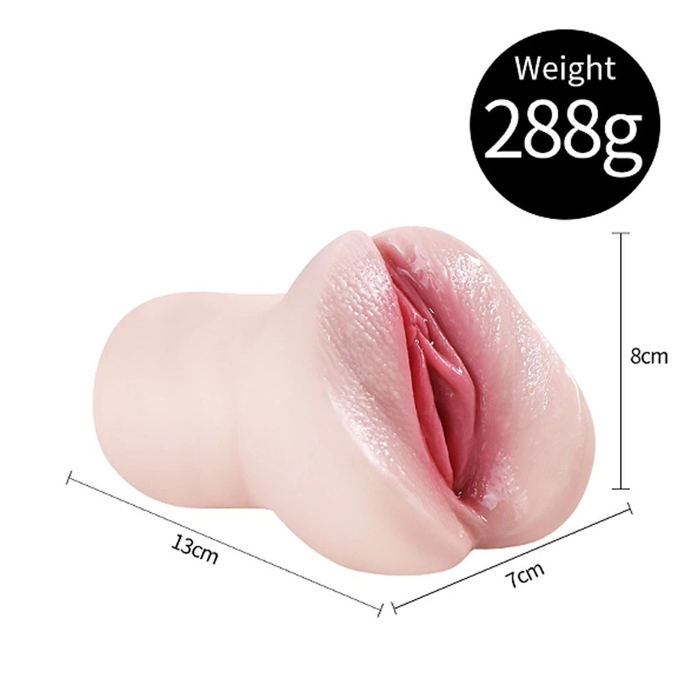 Vagina realista brinquedo sexual 2 em 1 brinquedos de silicone copo de masturbação masculino bolso buceta - Imagem 3 de 4