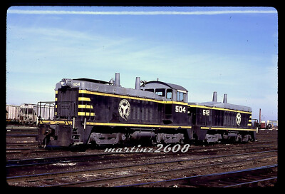 (YM) ORIG TRAIN SLIDE BELT RAILWAY OF CHGICAGO (BRC) 504+ LASH-UP