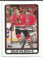 DOUG WILSON 1990-91 TOPPS CARD NM-MT CONDITION