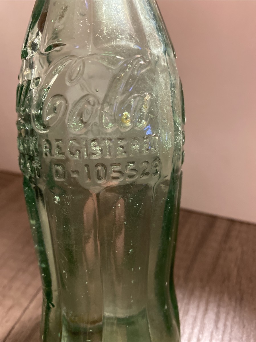 Vintage Coca Cola Hobbleskirt bottle Gainesville Florida Pat D