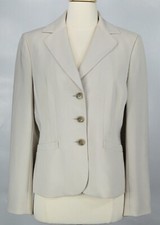 Ann Taylor Women's Size 8 Button Front Blazer Poly Lined Formal Jacket