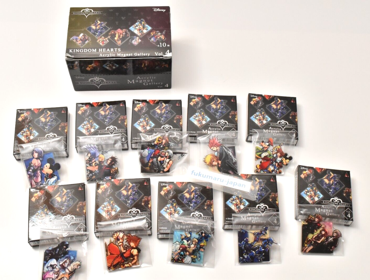 Disney Kingdom Hearts acrylic magnet gallery Vol.4 complete SQUARE