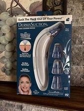 New Dermasuction Bulbhead Blackhead and Pore Cleaning Tool Device Vacuum