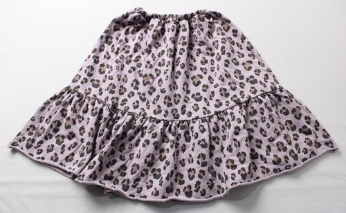 Tocoto Vintage Girl's Pull-On Animal Print Flare Skirt EJ2 Purple Size 14Y NWT - Picture 3 of 4