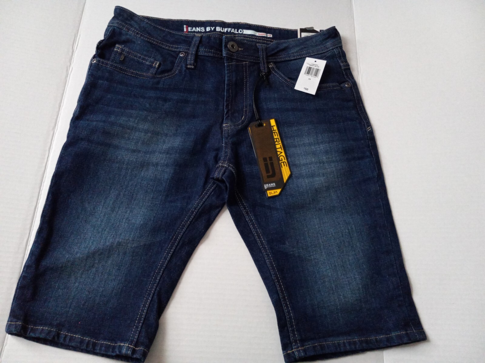 I Jeans by Buffalo Mens Denim Blue Jean Shorts Size 29 W Slim 12