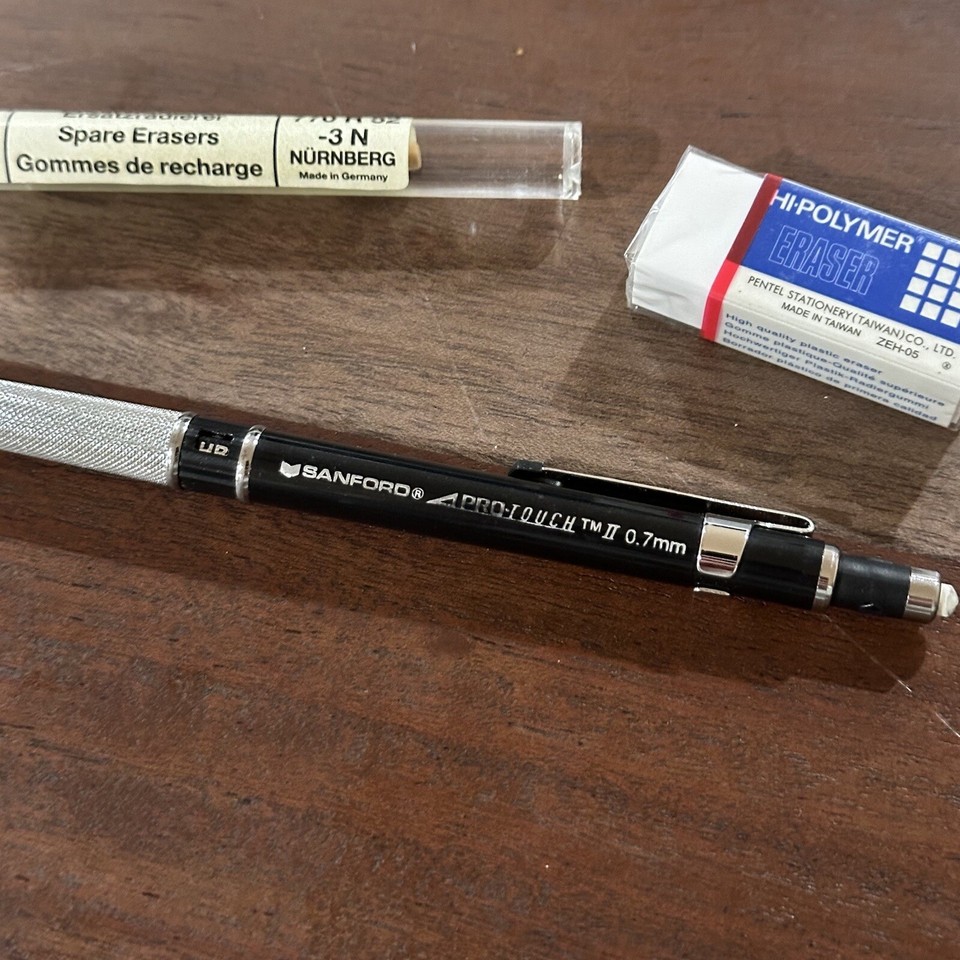 Sanford Pro Touch II .7mm Mechanical Pencil w/ Retracting Eraser