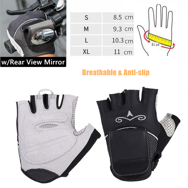rearview mirror cycling gloves