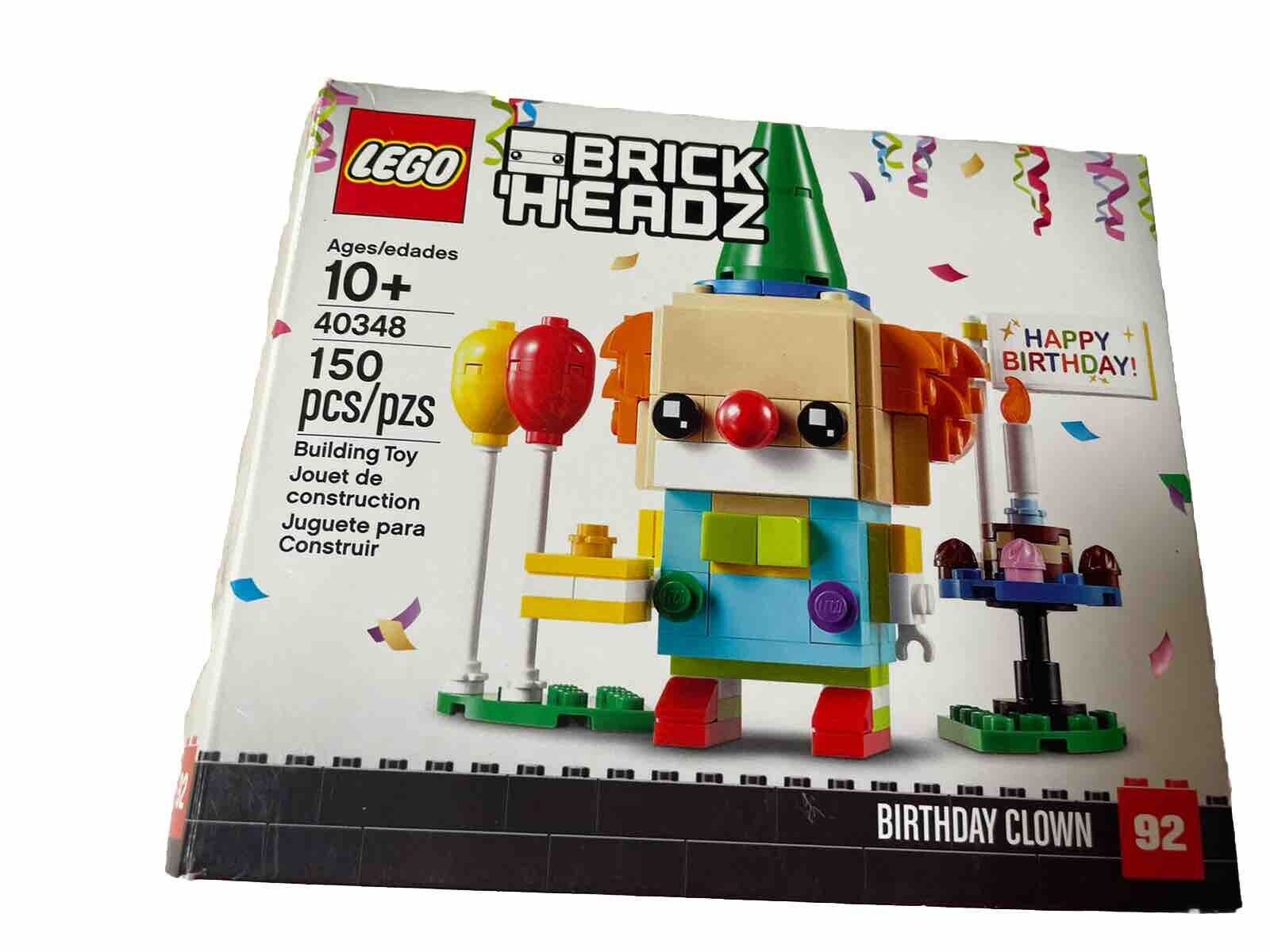LEGO BRICKHEADZ: Birthday Clown (40348) RETIRED SET