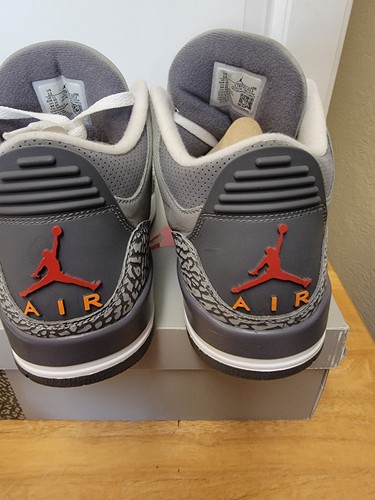 Nike Air Jordan 3 Retro Cool Grey (2021) Shoe Men's Size 12 CT8532-012 Pre-Owned - Picture 2 of 7