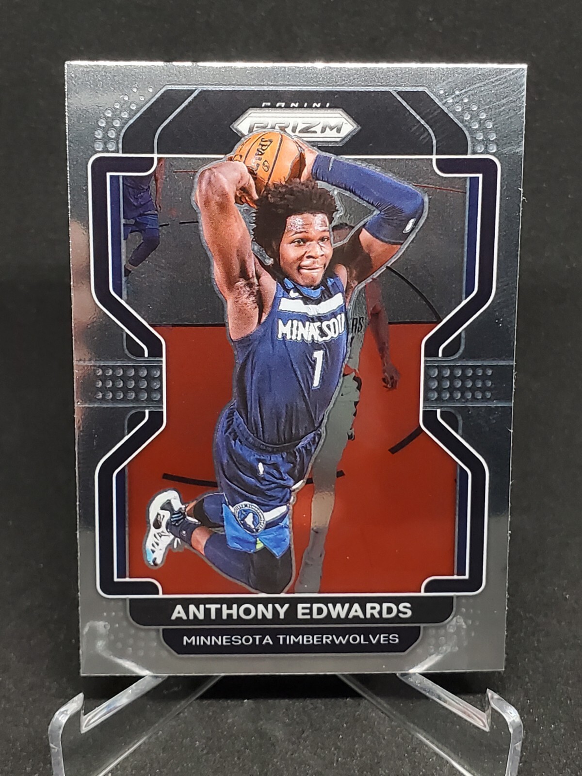2021-2022 Panini Prizm #37 Anthony Edwards Minnesota Timberwolves