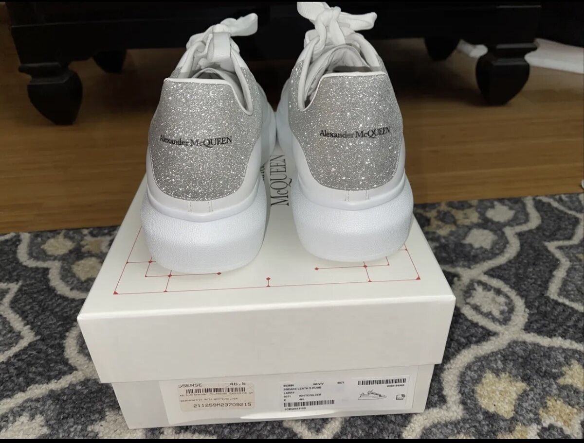 alexander mcqueen glitter sneaker 46.5 (12.5 US MEN) BRAND alexander mcqueen glitter sneaker 46.5 (12.5 US MEN) BRAND