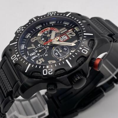 Luminox Navy Seal Dive 45mm Steel Black Dial Mens Quartz Watch XS