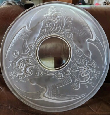 1930s Val Saint Lambert Shallow Art Deco Shallow Bowl