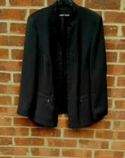 Gerry Weber Dark Grey Jacket Uk Size 20 Fr 48 D 46