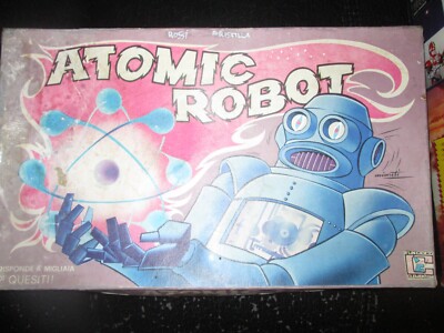 vintage brettspiel ATOMIC ROBOT KOMPLETT 70ER JAHRE MIT ORIGINAL SCHWERT!!
