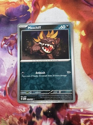 Pokémon - Maschiff - Paldea Evolved - 141/193 - Reserve Holo 