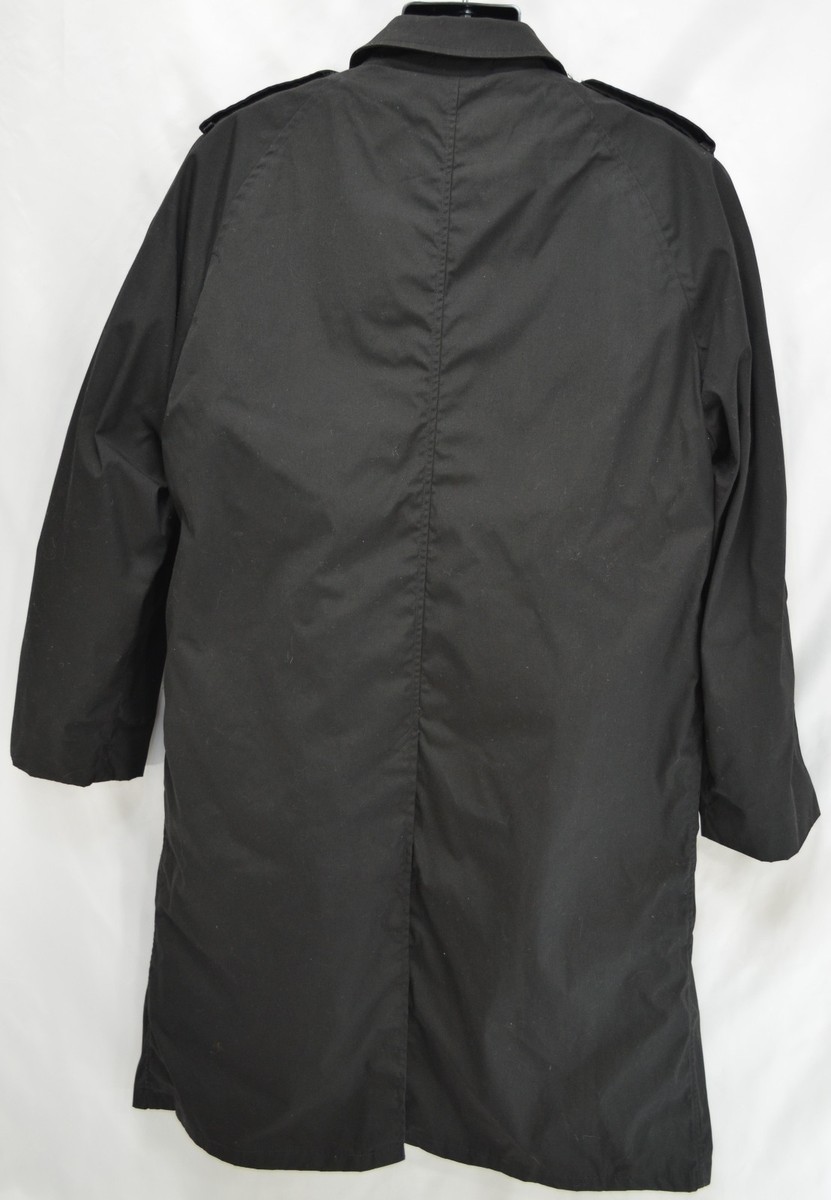 US Military All Weather Coat Jacket Zip fur lining Overcoat