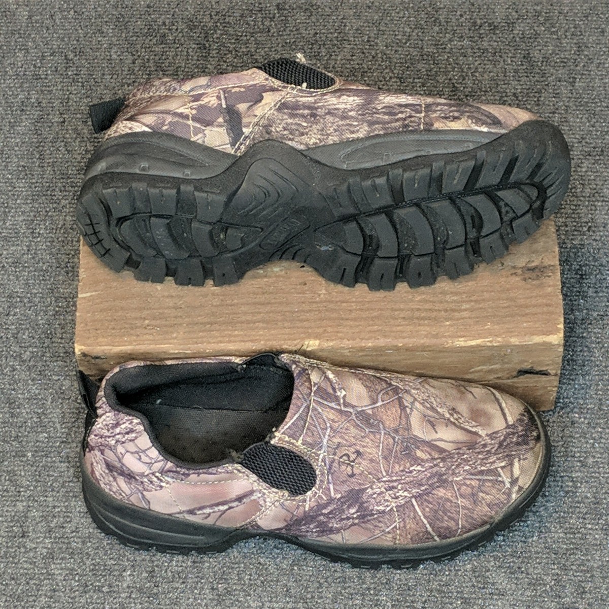 Red Head brand co XTR Camo Moc Realtree Round Toe Slip On Shoes 8m