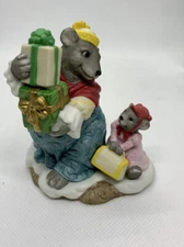 Fitz and Floyd Holiday Hamlet Mrs. Grizzly Enchanted Forest 19/749 Christmas Vtg