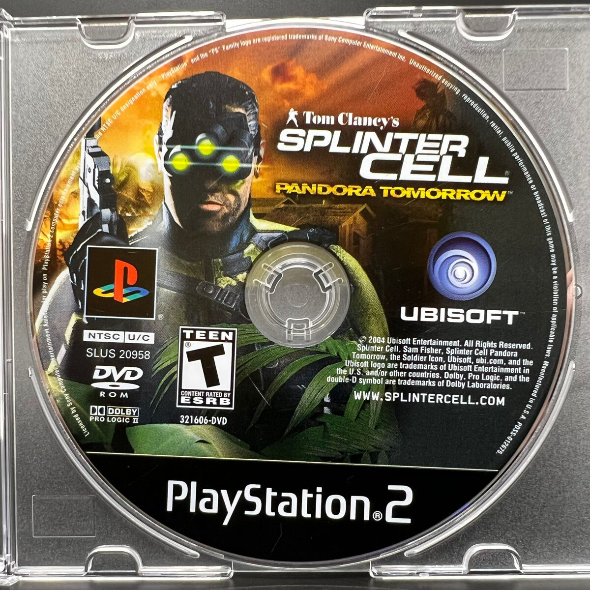 Splinter Cell Pandora Tomorrow Sony Playstation 2 Game