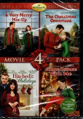Hallmark Holiday Collection 4-Pack (DVD) Very Merry Mix-Up, Christmas Ornament+2