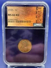 1935 1c Lincoln Wheat Cent ~ NGC MS 66 RD