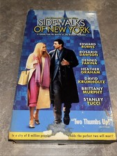 Sidewalks of New York VHS 2002 Edward Burns **BLOCKBUSTER RENTAL**TESTED**