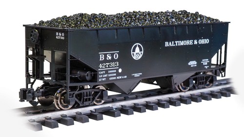 Bachmann ~ Gran Escala G ~ Tolva Desplazada Dos Bahías ~ Baltimore y Ohio B&O #427313 | Condition: New
