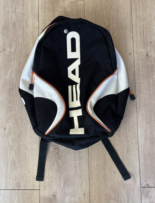 HEAD Tour Team Tennis Bag/Backpack - Orange/Black/White/Grey