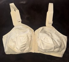 Vintage Exquisite Form Bra 38d Front Hook Beige Wireless