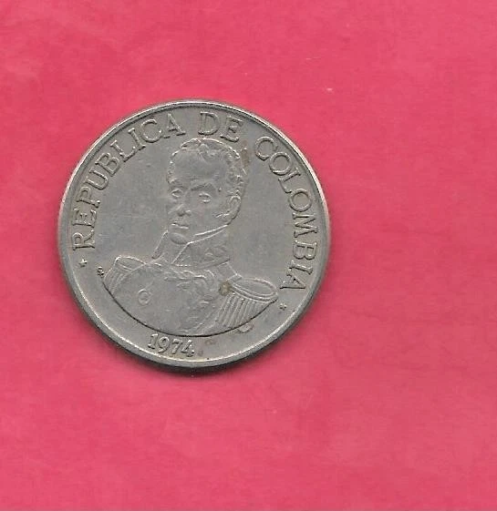 コロンビア 1ペソ & 1974年 50セントセット 1974 Colombia Coins for sale | eBay
