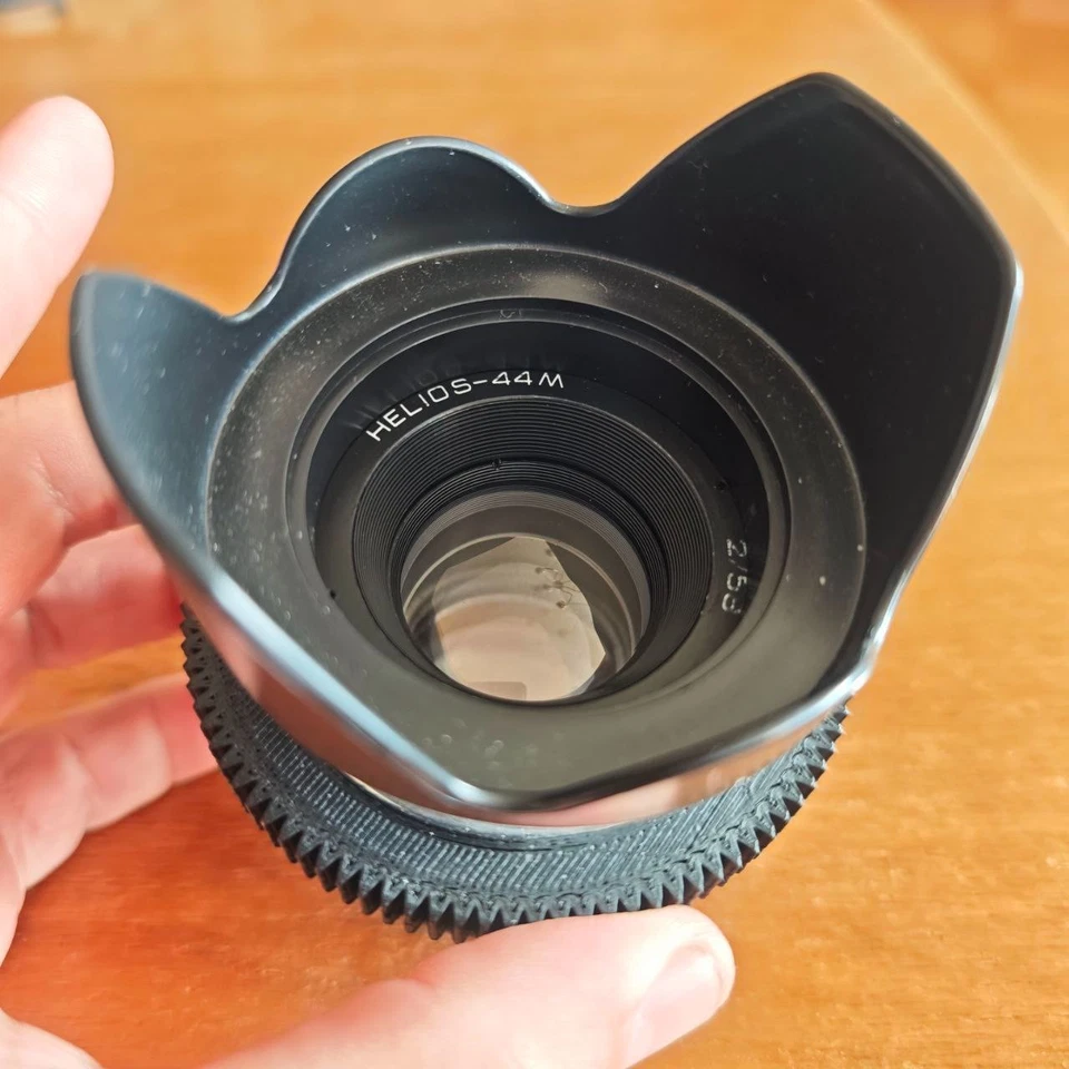 🎥 HELIOS 44 M Cine Mod Objektiv Silber 2/58mm M42 CANON EF EOS - Bild 2 von 4