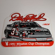 1991 Dale Earnhardt Winston Cup Champion RCR Bumper Sticker Rare Hard To Find