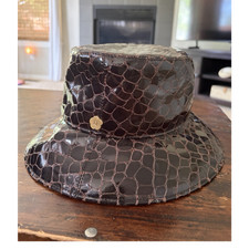 Vintage Eric Javits New York Croc Embossed Pa...