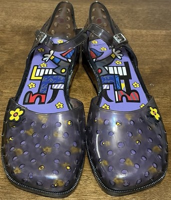 Melissa By Romero Britto Mary Jane Jelly Sandals Women s 8