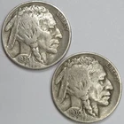 1930-P 1930-S Buffalo Nickel Set (Lot#2)