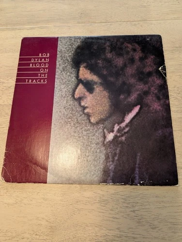 Bob Dylan Blood on the Tracks Vinyl Record Vintage 1974
