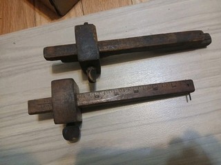 Vintage Carpenter's Scribes Wooden Measures