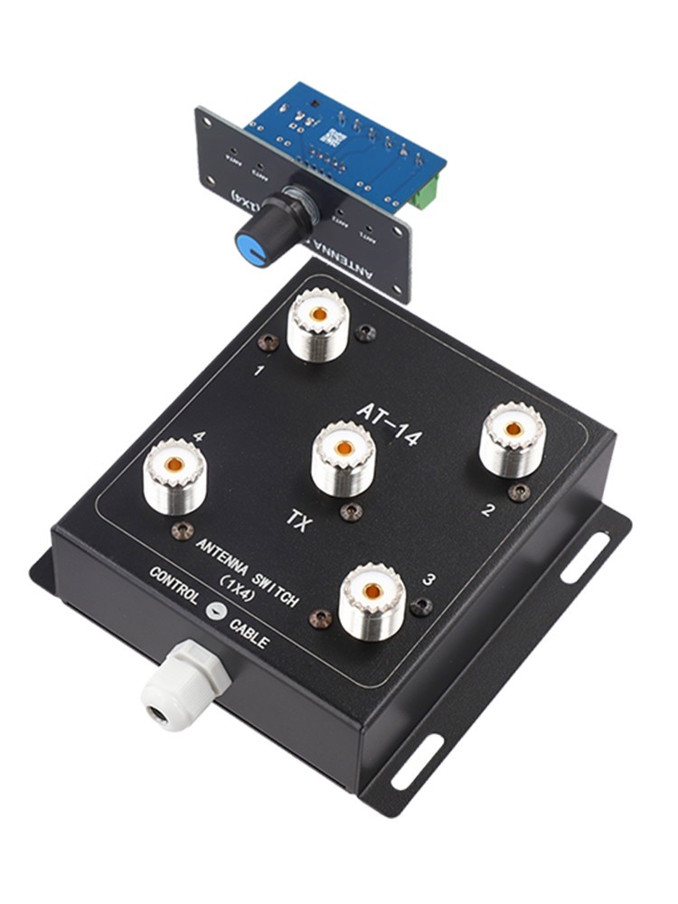 Remote Control Antenna Switch for 4 Inputs and 1 Output with 500W Power Rating