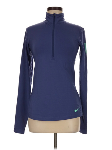 Nike Women Blue Track Jacket M