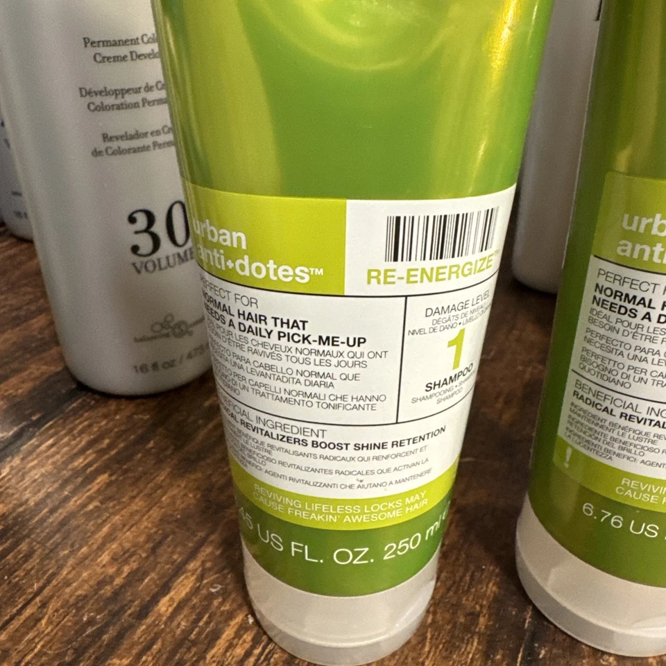 Champú 2 Bed Head Tigi Re-Energize 1 y acondicionador 1 - 8,45 - 6,76 oz Dúo Foto 2 de 4