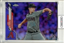 2020 Topps Chrome Zac Gallen Rookie Base Purple Refractor 037/299
