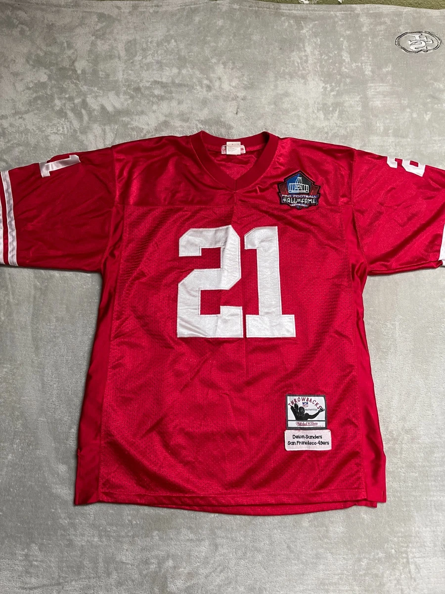 Mitchell & Ness Deion Sanders San Francisco 49ers NFL Jerseys for